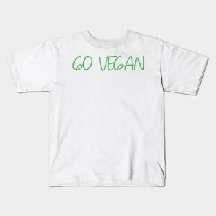 Go vegan Kids T-Shirt